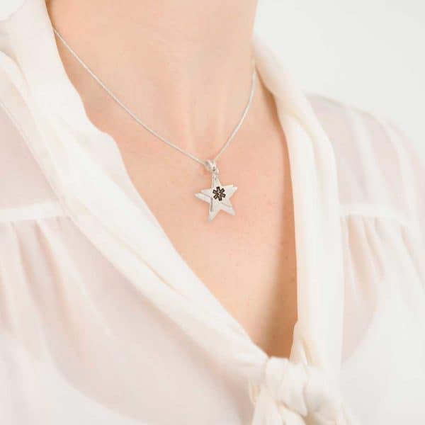 Double Star Medical Alert Necklace