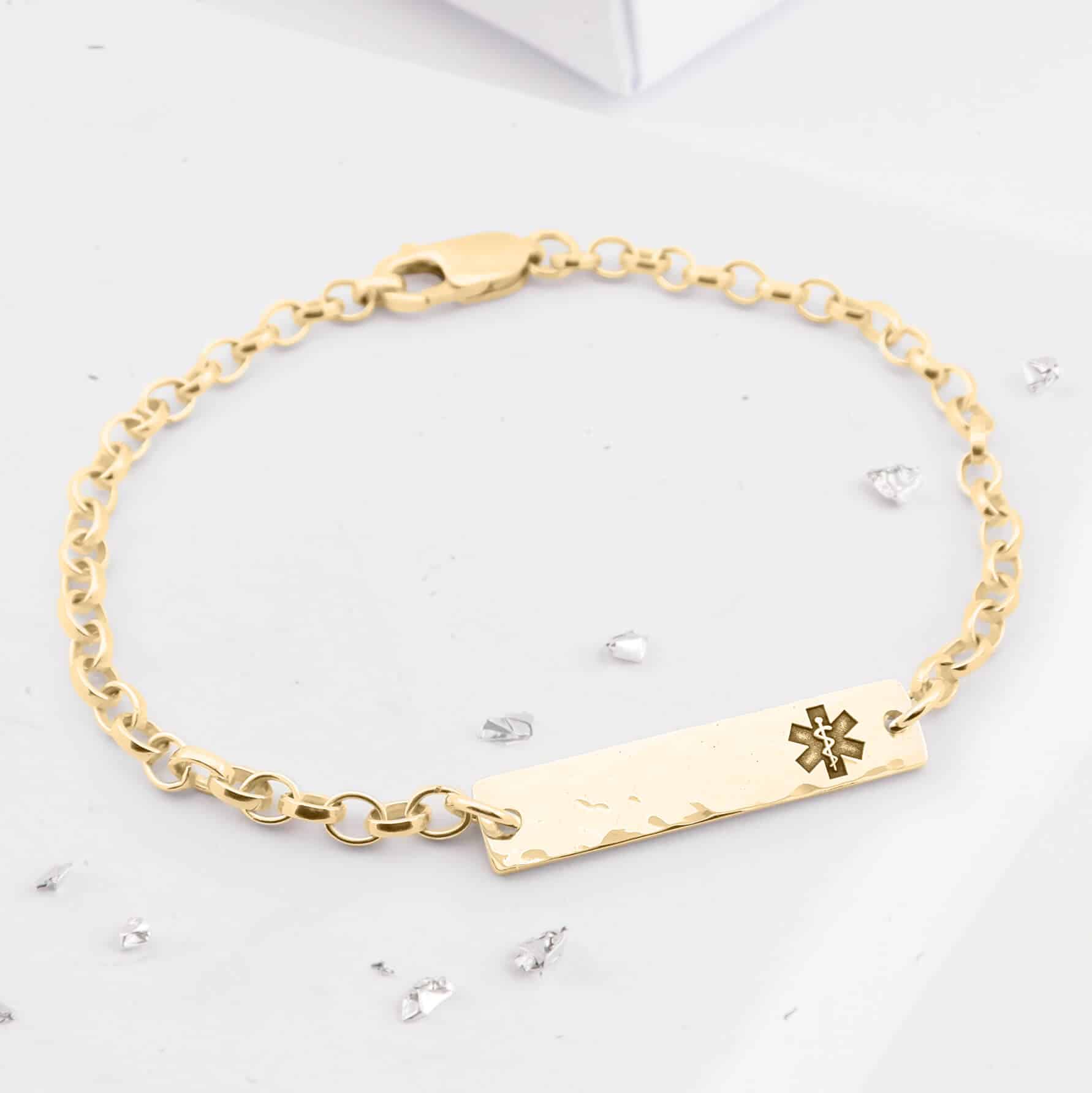 4mm ID Chain Bracelet, Gold Vermeil | Men's Bracelets | Miansai